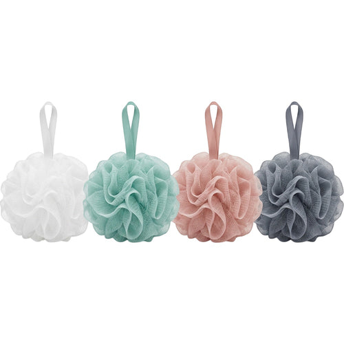 Bmxdk Airweave Fine Mesh Shower Poufs 5.5 in Set of 4 - Product view